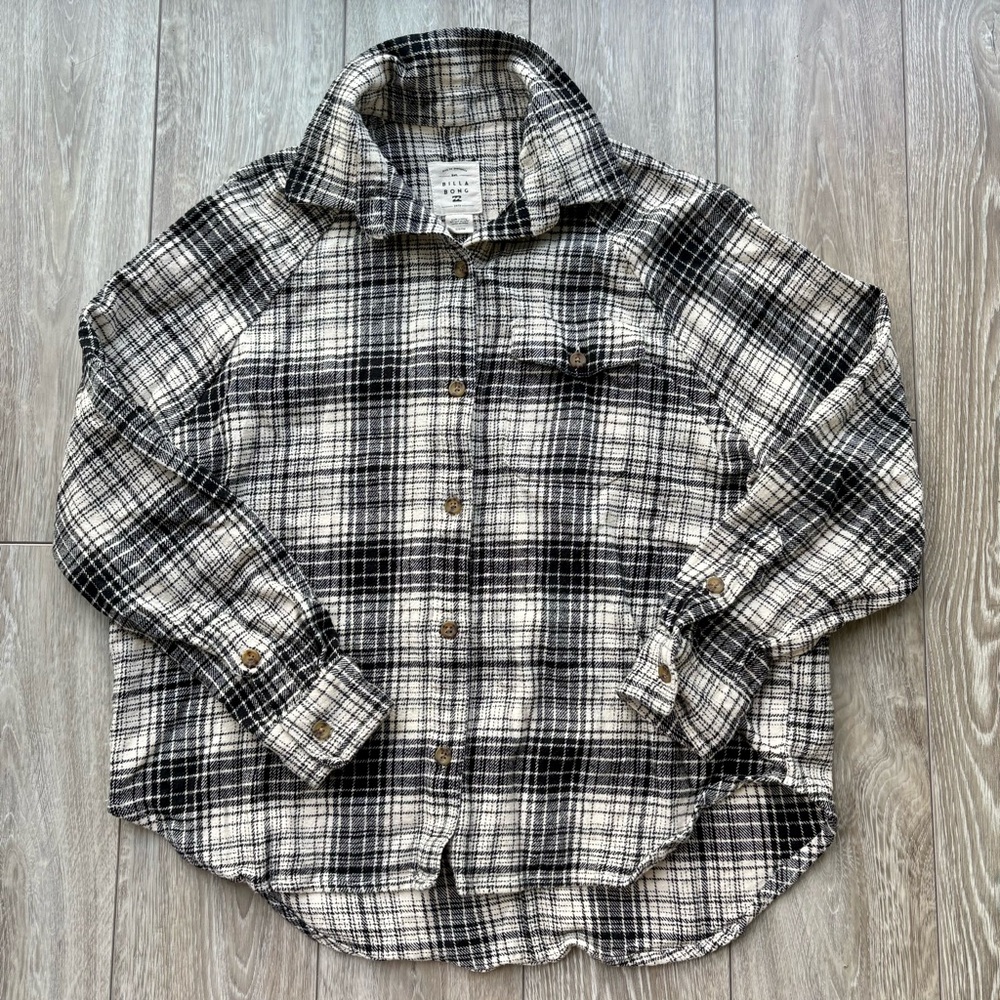 Billabong Plaid Flannel Shirt